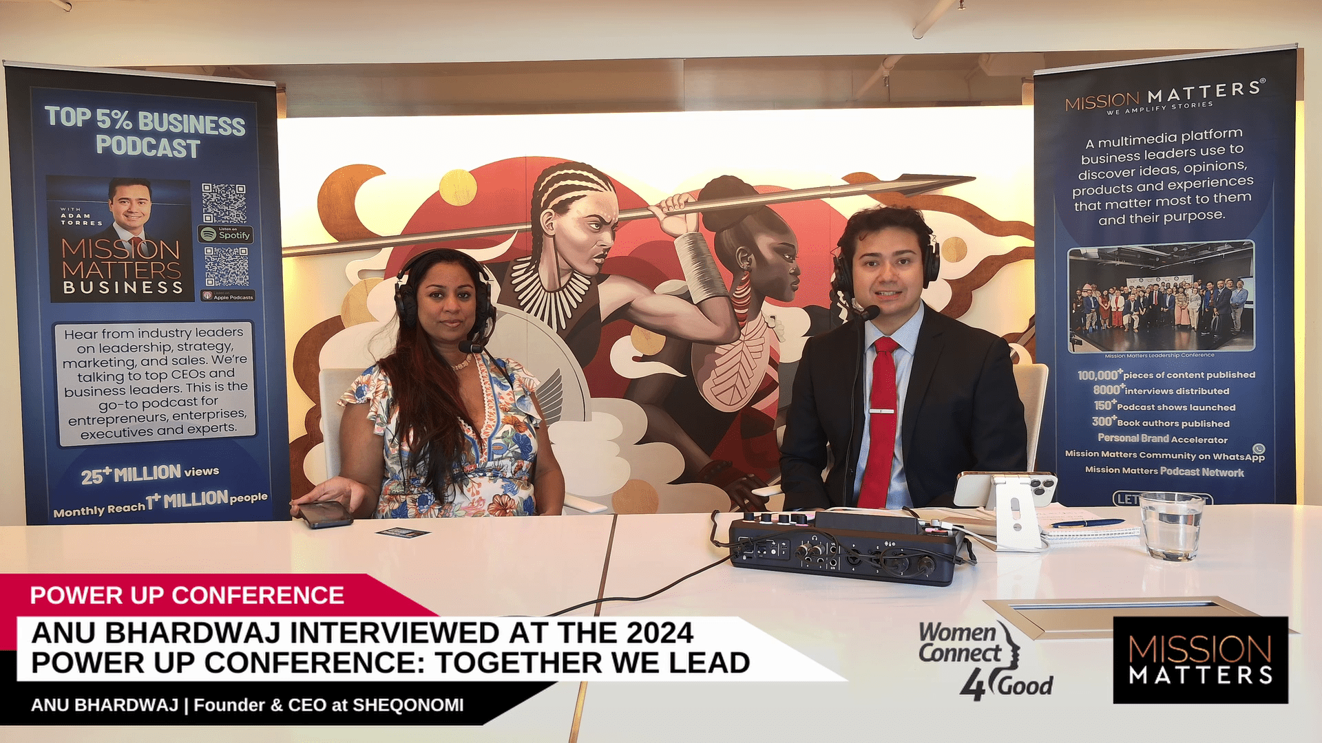 Anu Bhardwaj Interviewed at the 2024 Power Up Conference: Together We |  Mission Matters