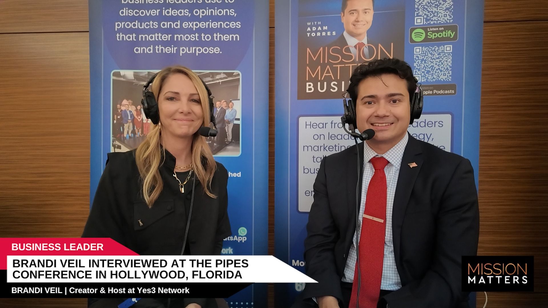 Brandi Veil Interviewed at The PIPEs Conference in Hollywood, Florida |  Mission Matters