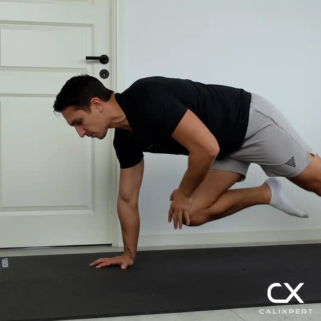 Push Up With Knee Tocuh