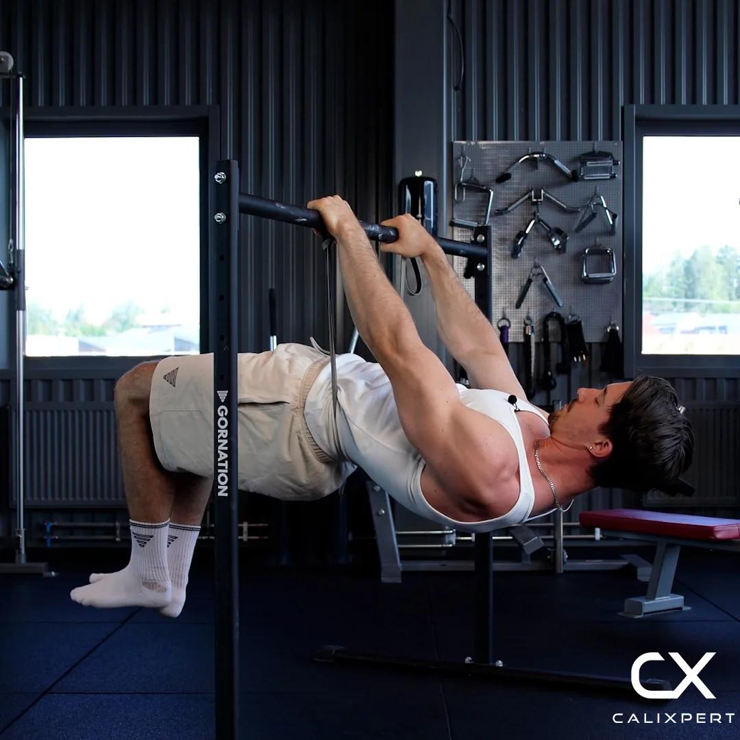 Assisted Halflay Front Lever