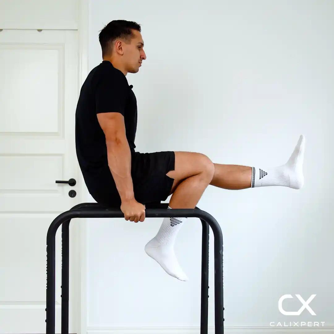 One Leg L-sit Hold