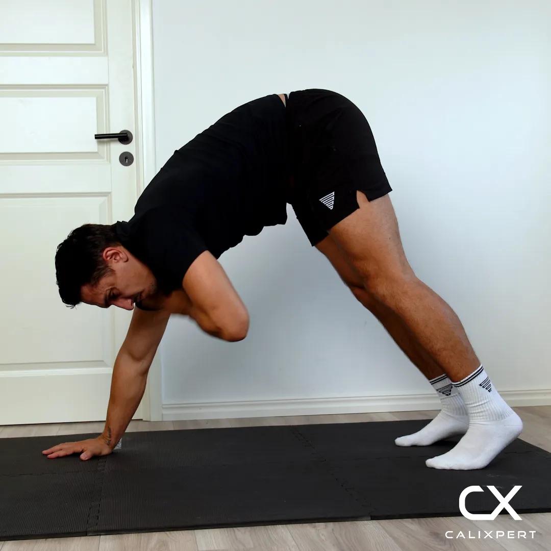 Pike Push Ups With Shoulder Taps