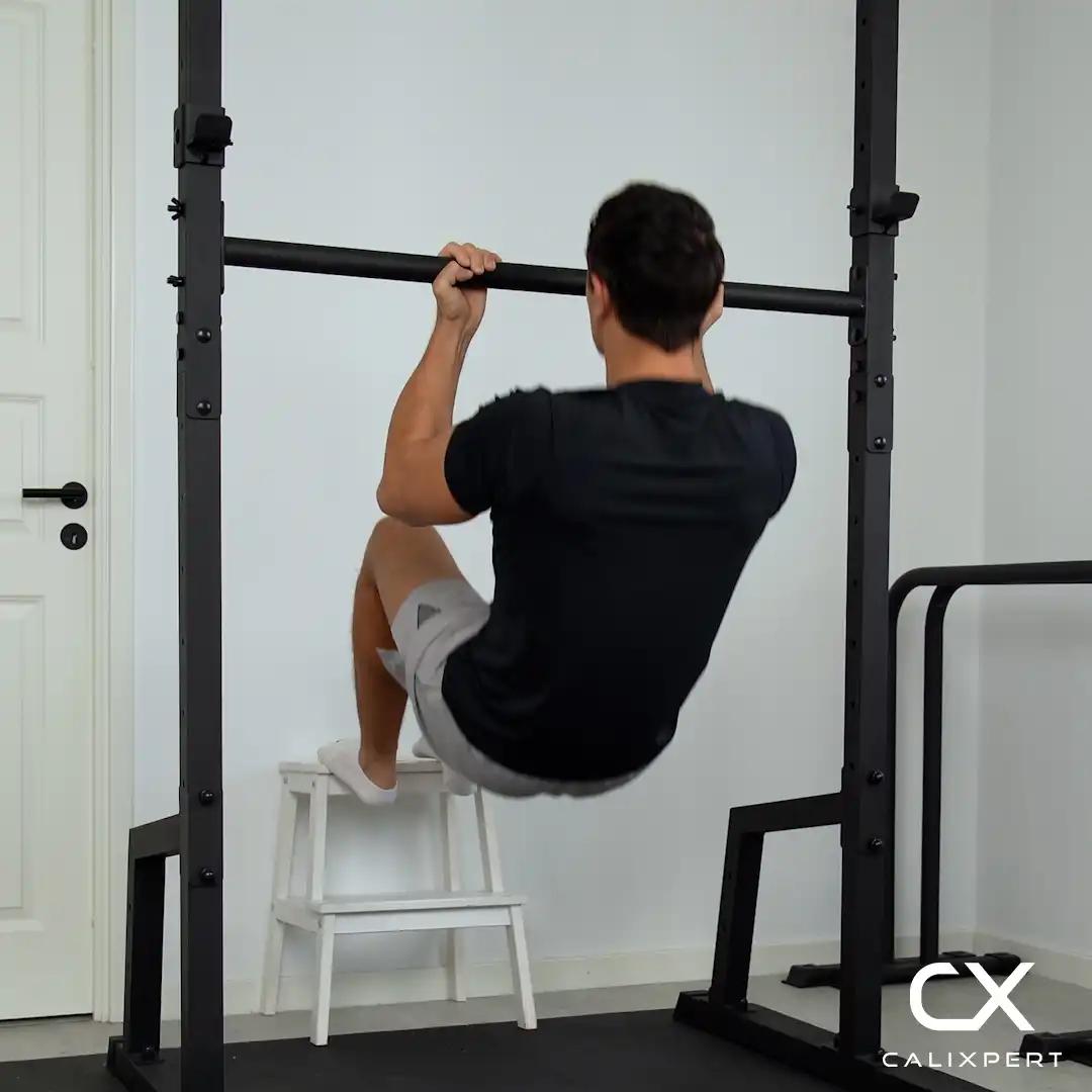 Elevated Seated Chin Ups