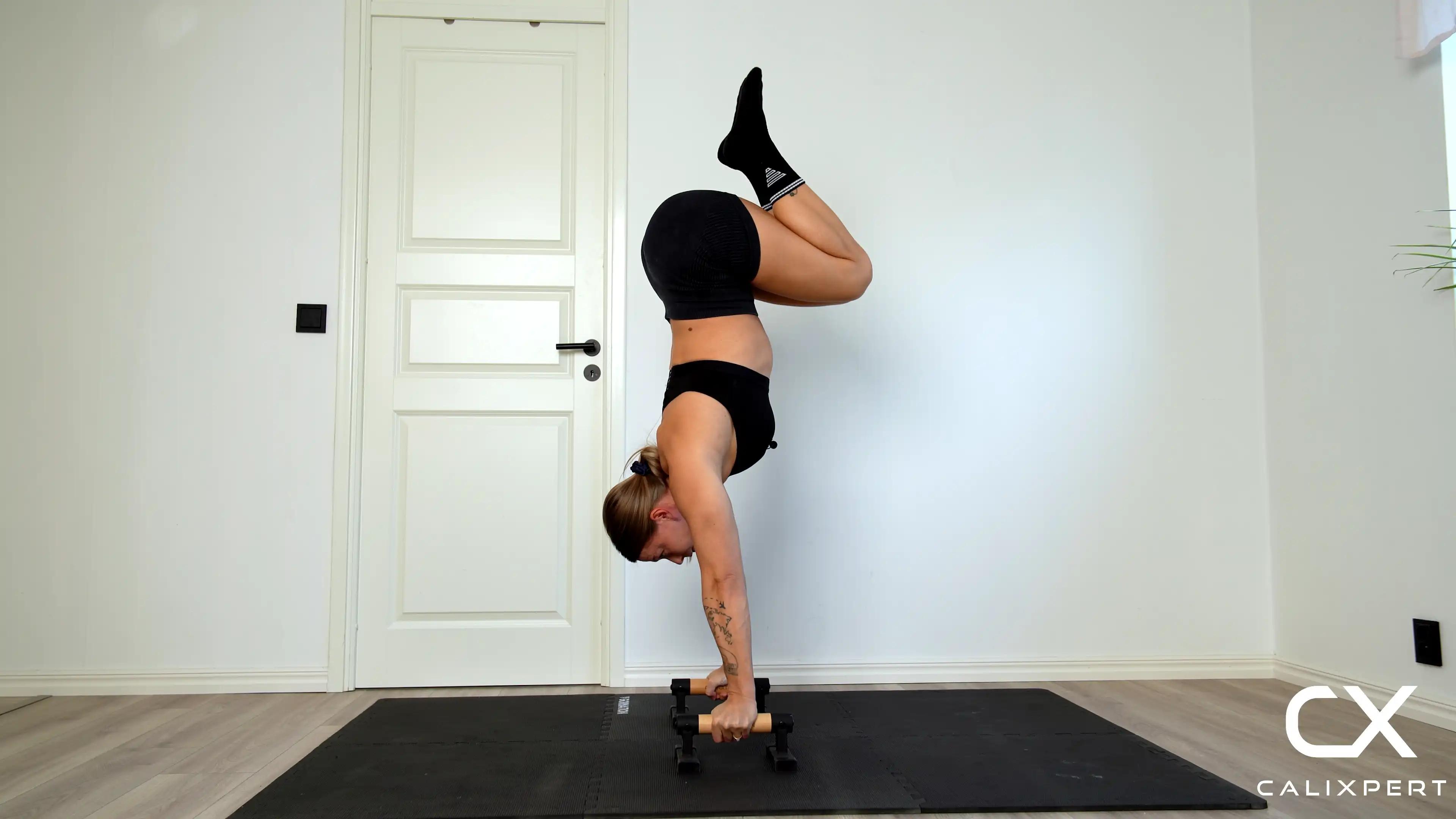 LOLANDです。 How To Do Negative Handstand To L-sit | Calixpert