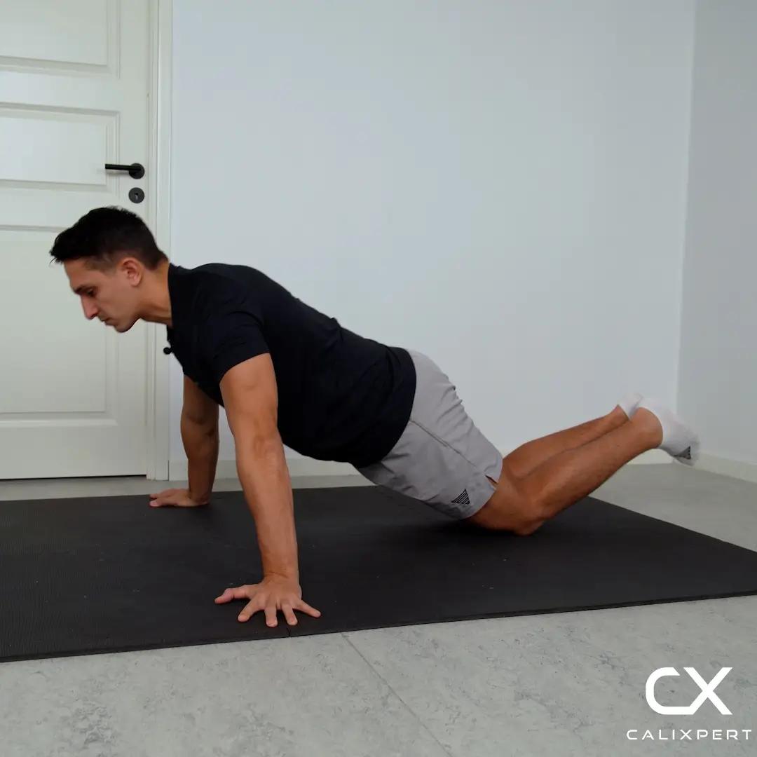 Knee Wide Push Ups