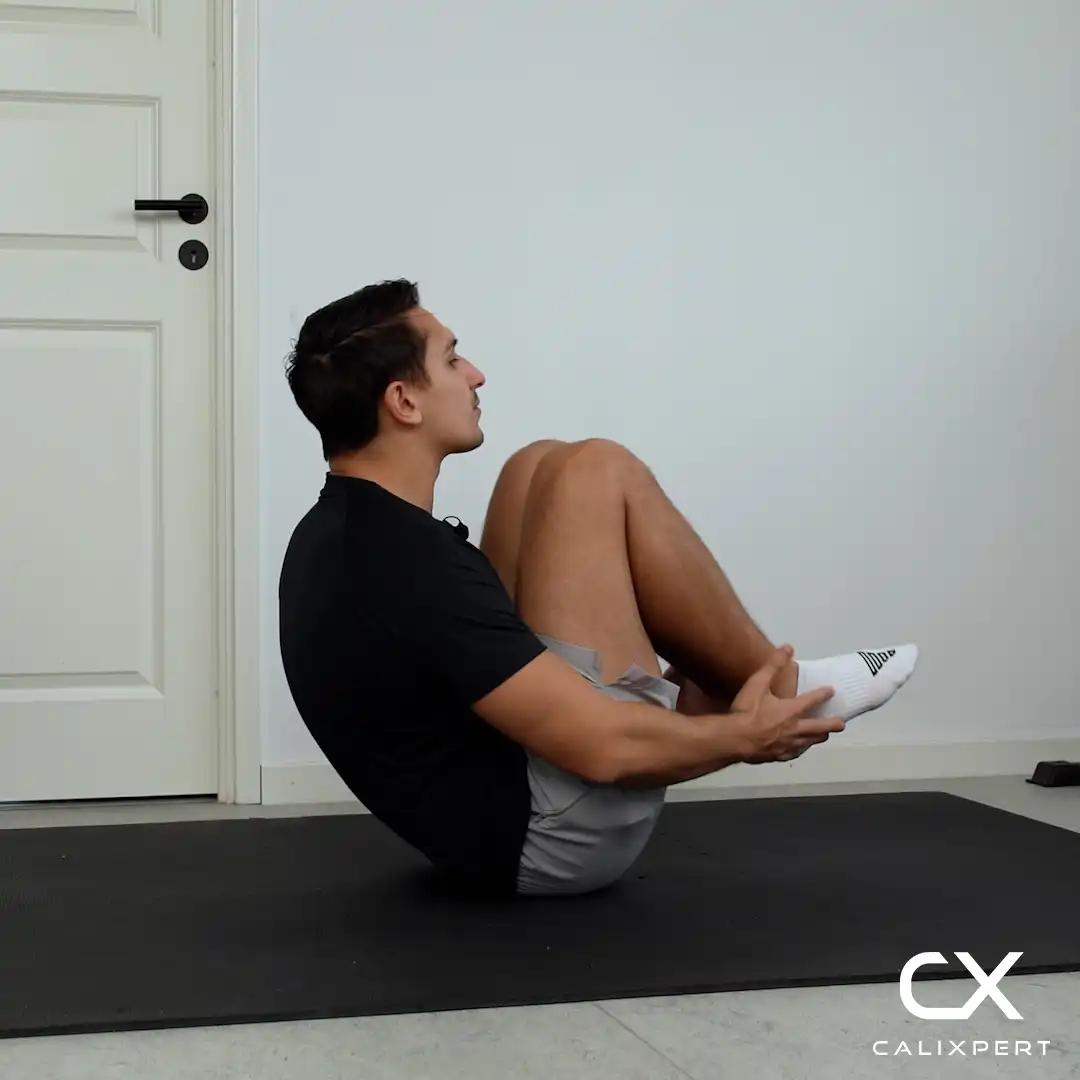 Hollow Body To Tuck V-ups