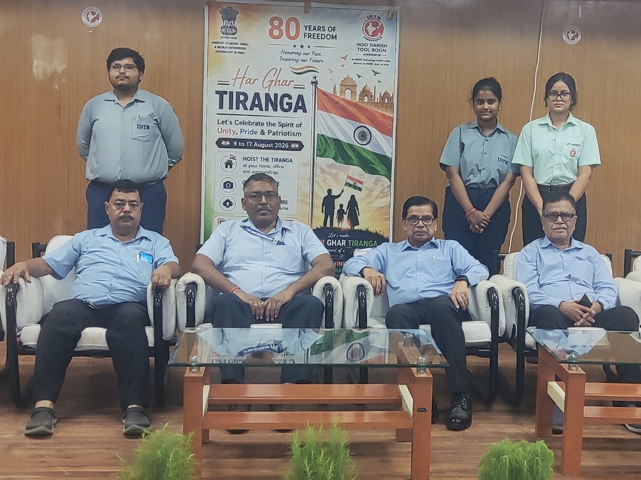 आईडीटीआर में हर घर तिरंगे का आयोजन