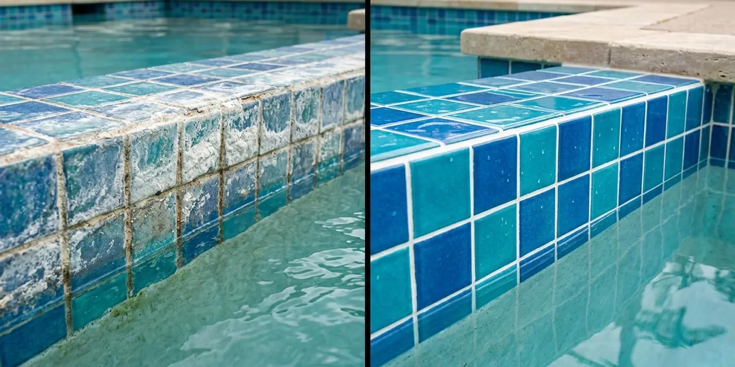 Pool Tile Cleaning