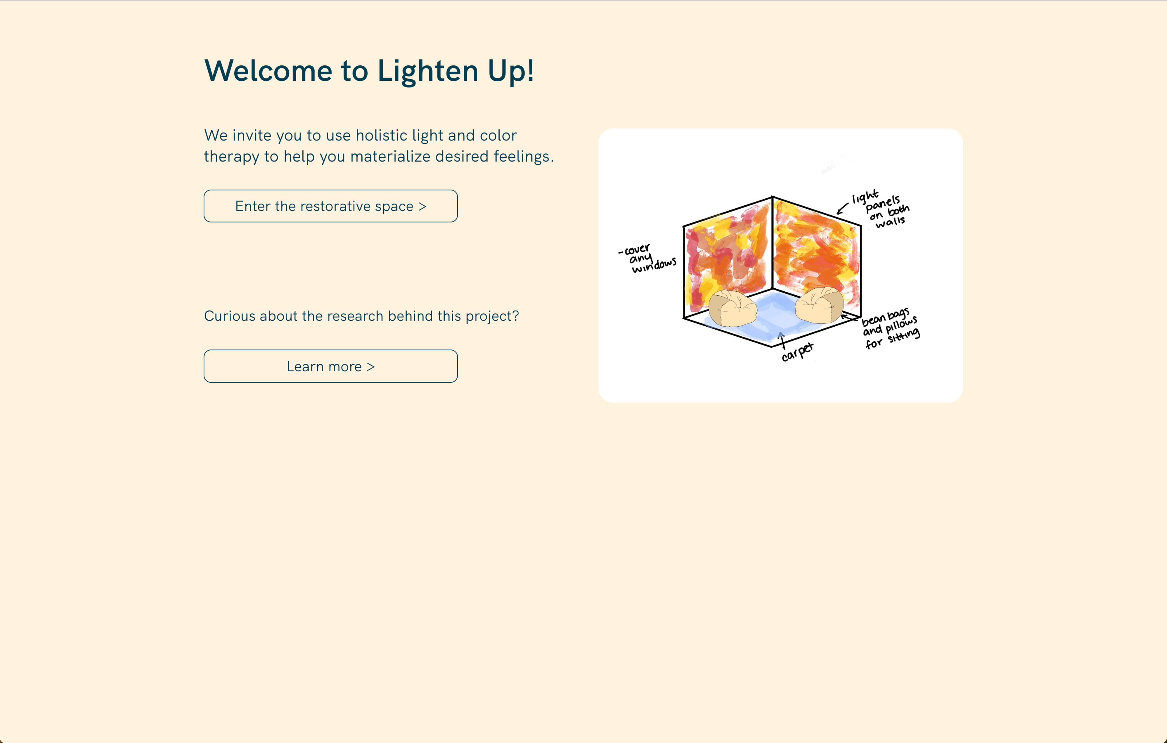 LightenUp site preview