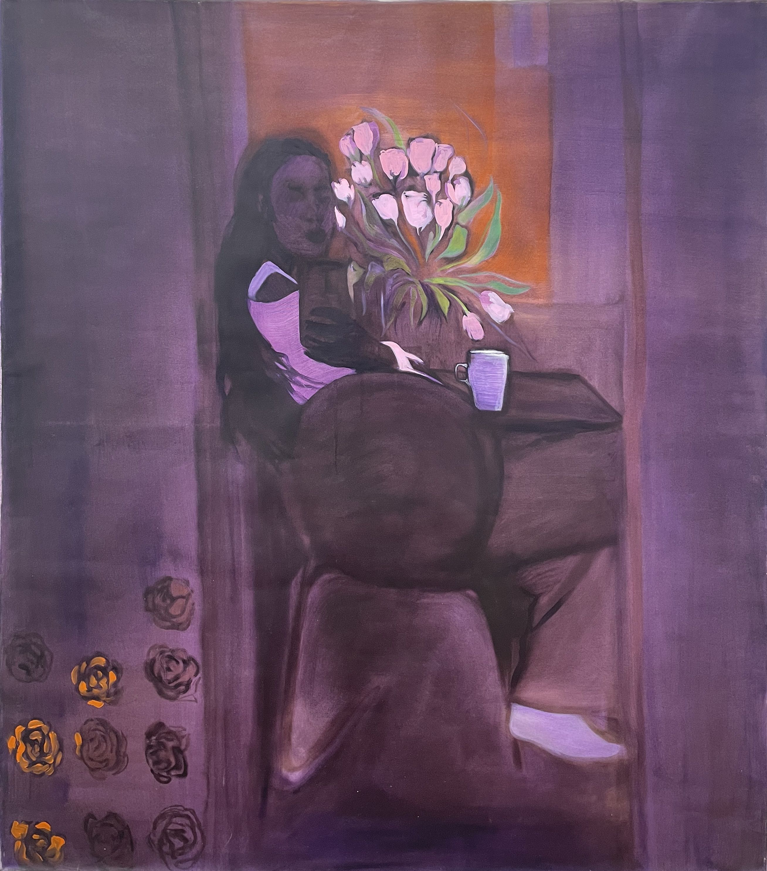 Autoportrait au miroir, 2024