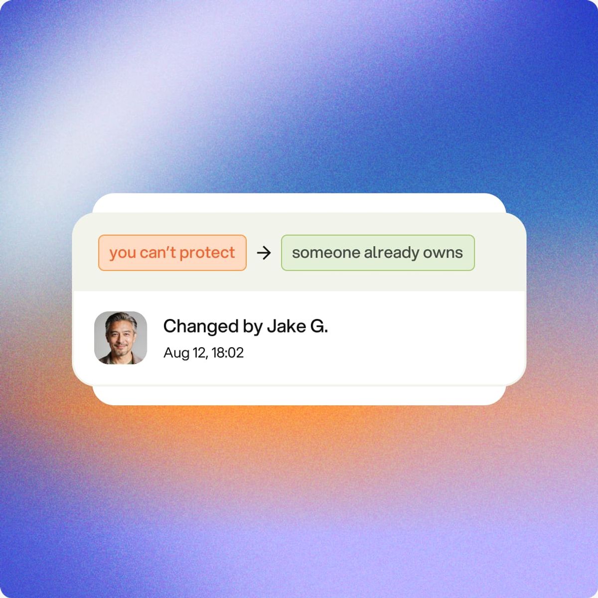 Change attributed to a named reviewer