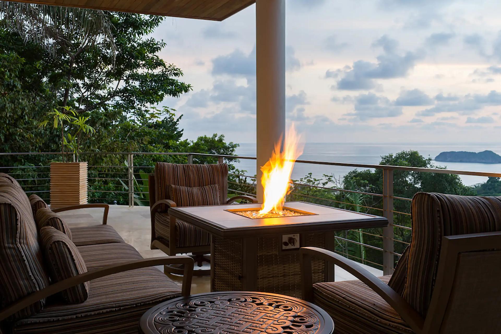 Sunsets by the Fire, Casa Anjali