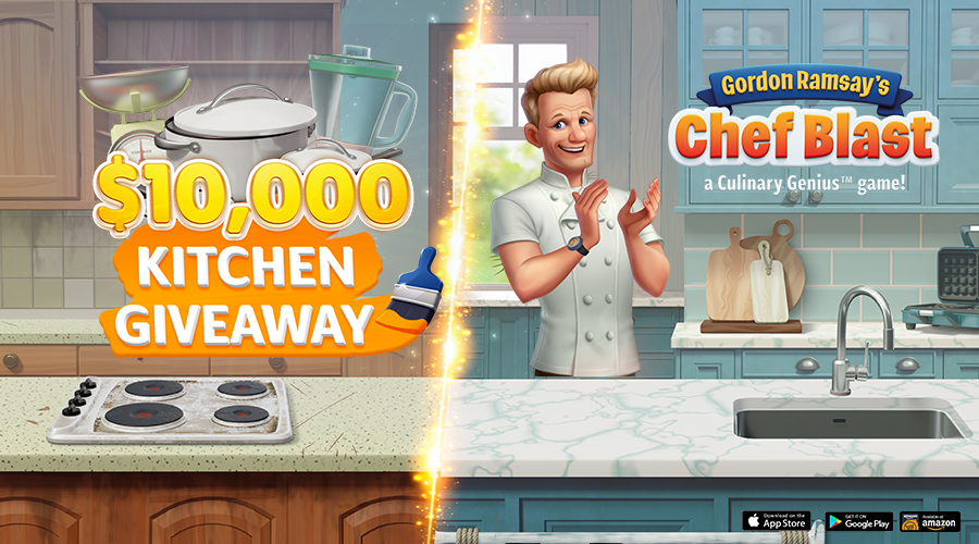 Gordon Ramsay's Chef Blast Sets Challenge To Win A Kitchen Makeover