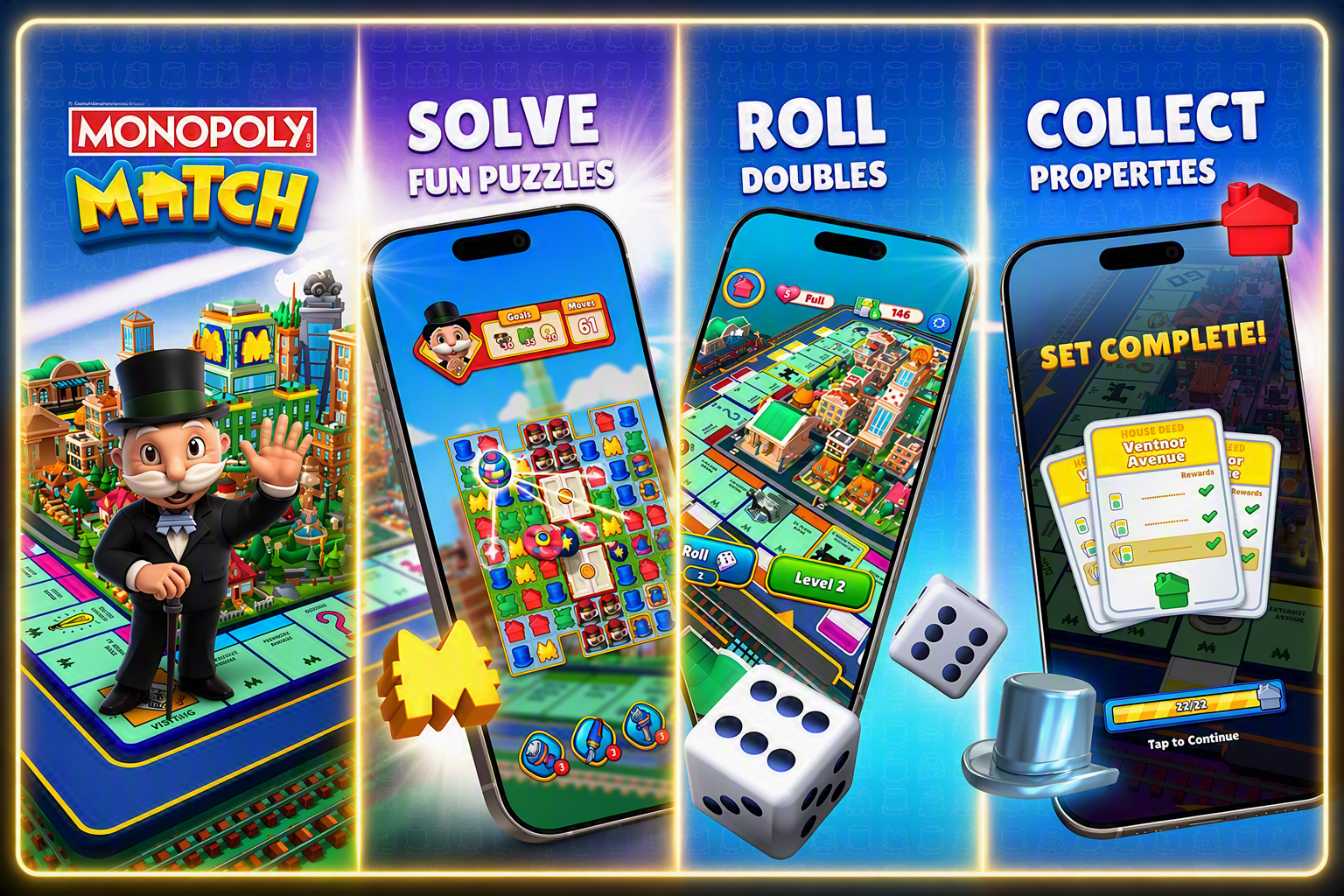 Image of Monopoly Match screenshots