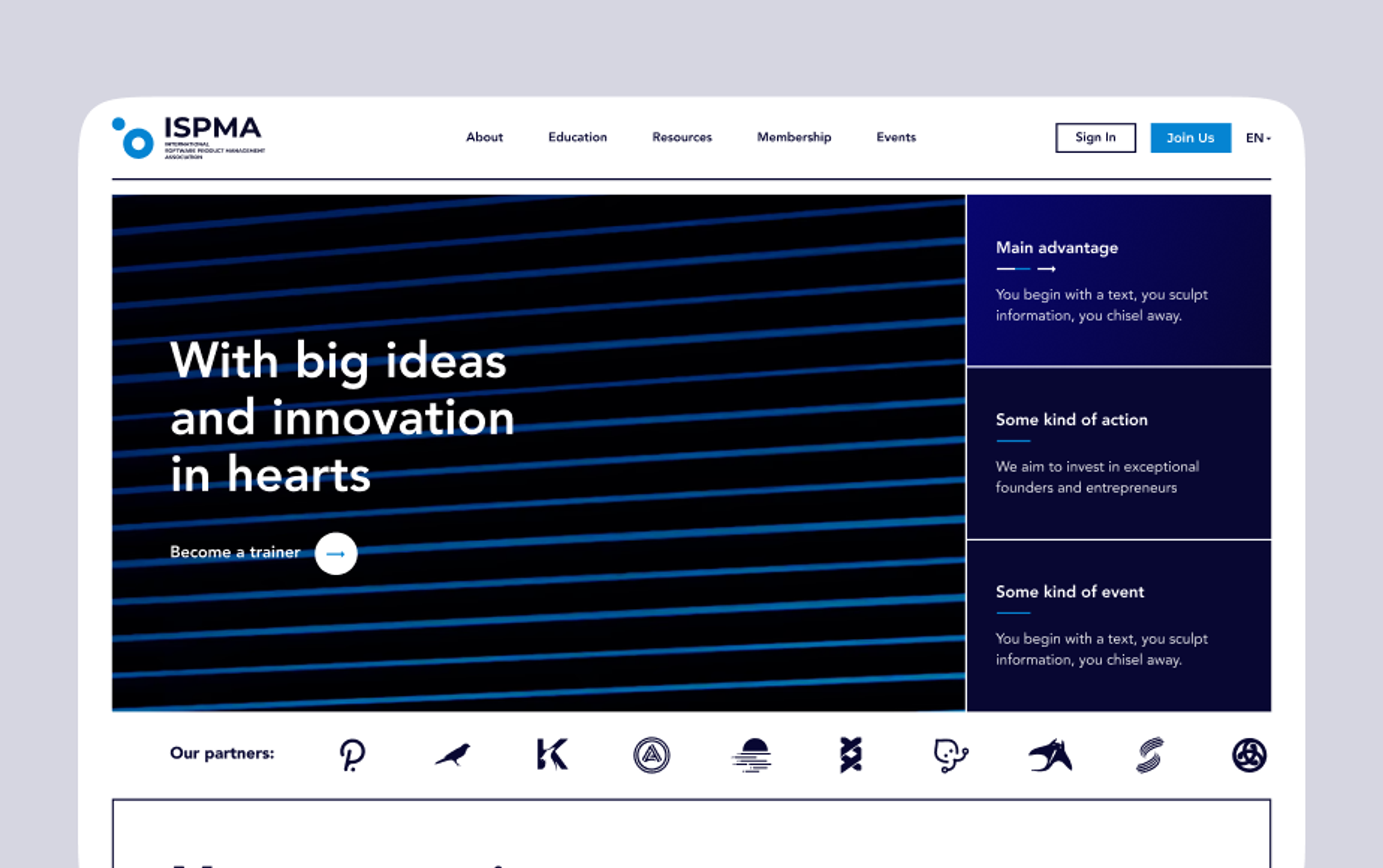 ISPMA homepage