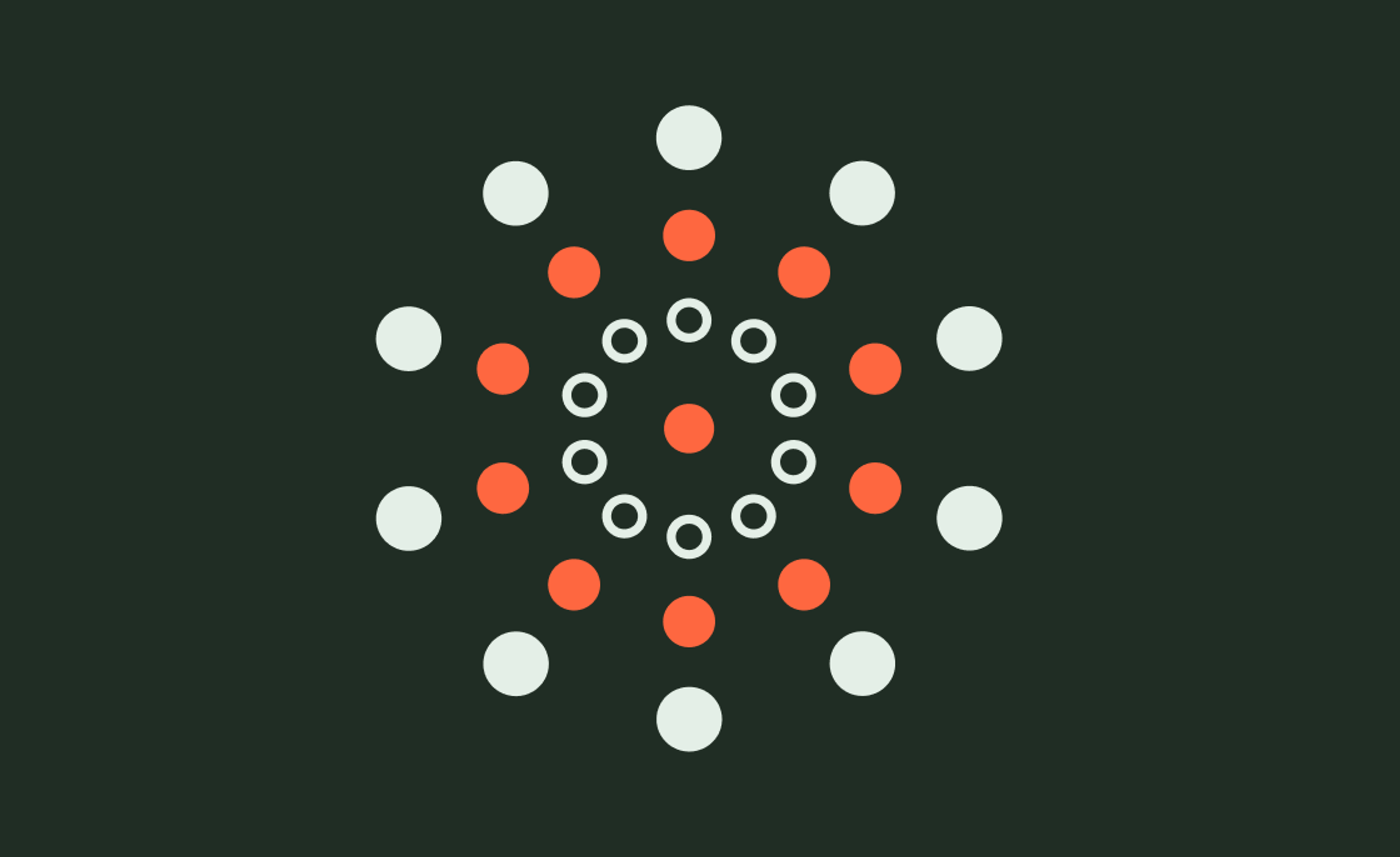 Acceldata mark: a ring of dots