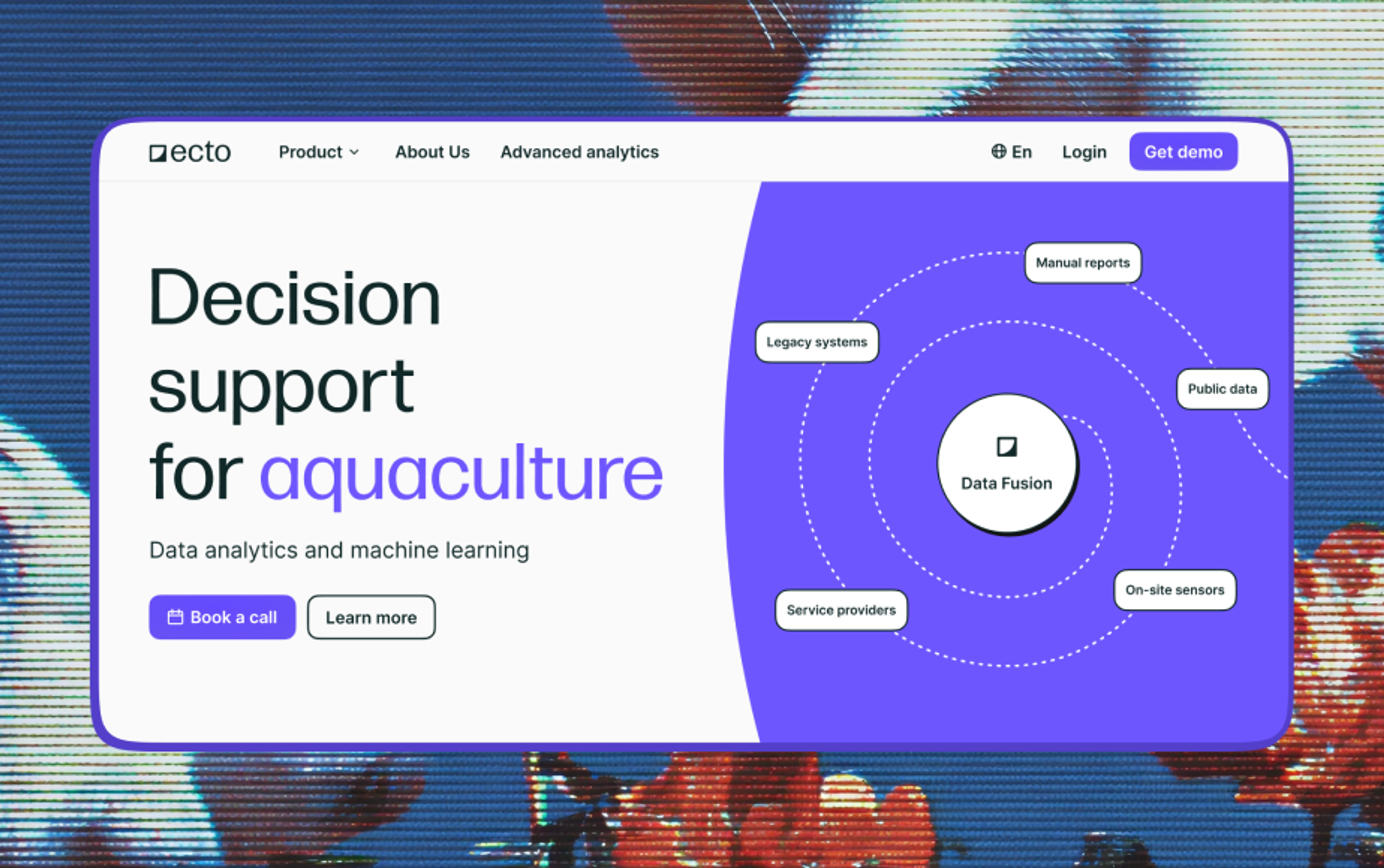 Ecto decision support platform for aquaculture