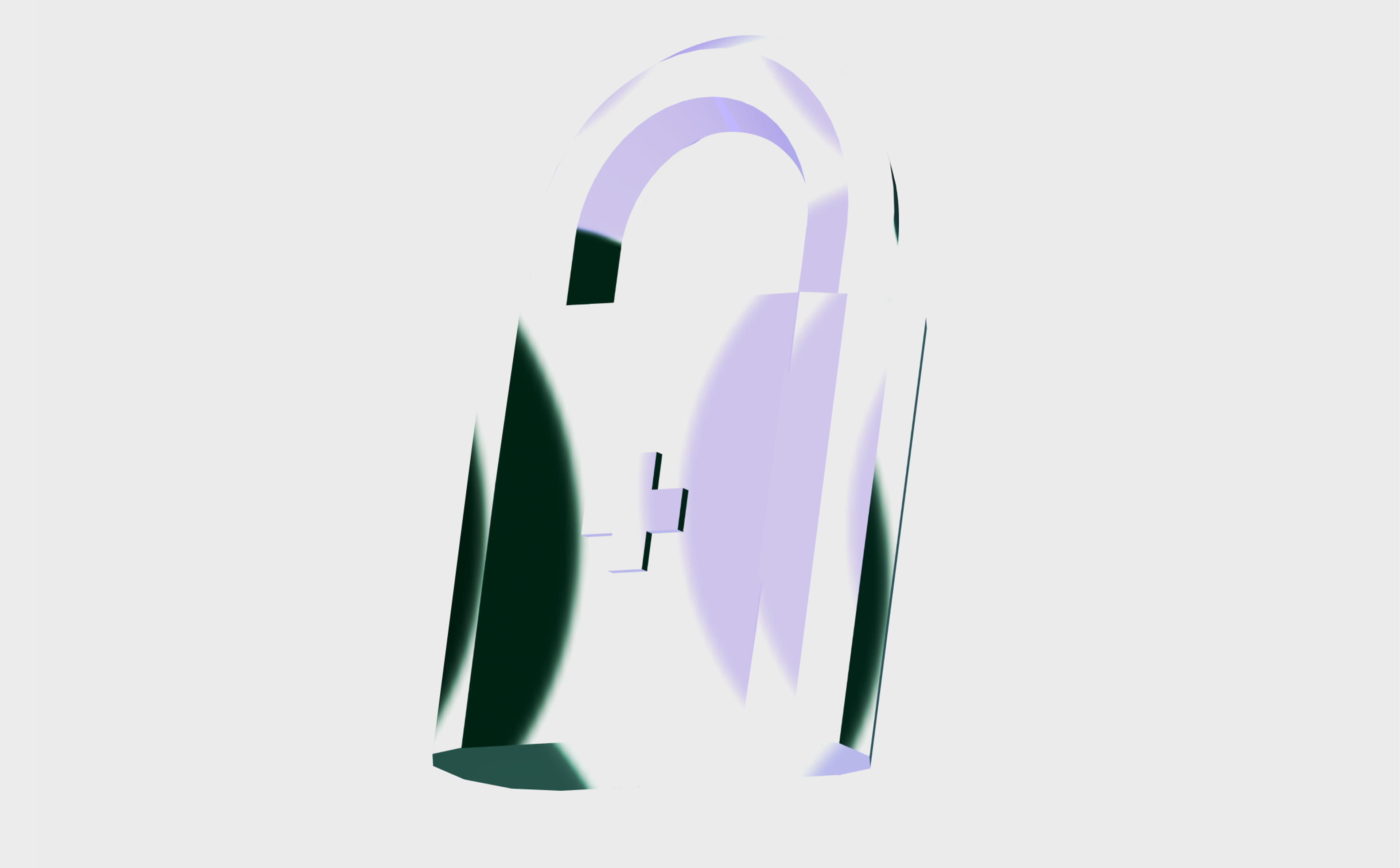 Arch-shaped glass illustration
