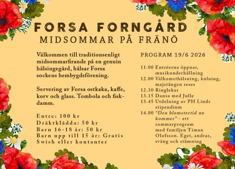 Midsommarafton på Fränö