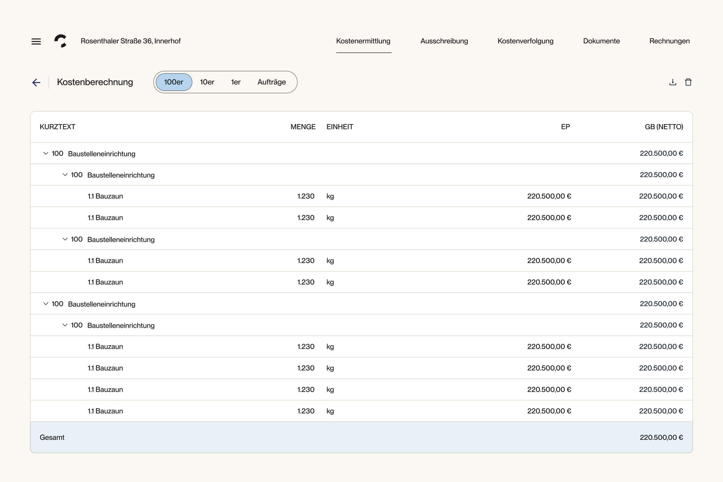 Projektmanagement Software für Architekten