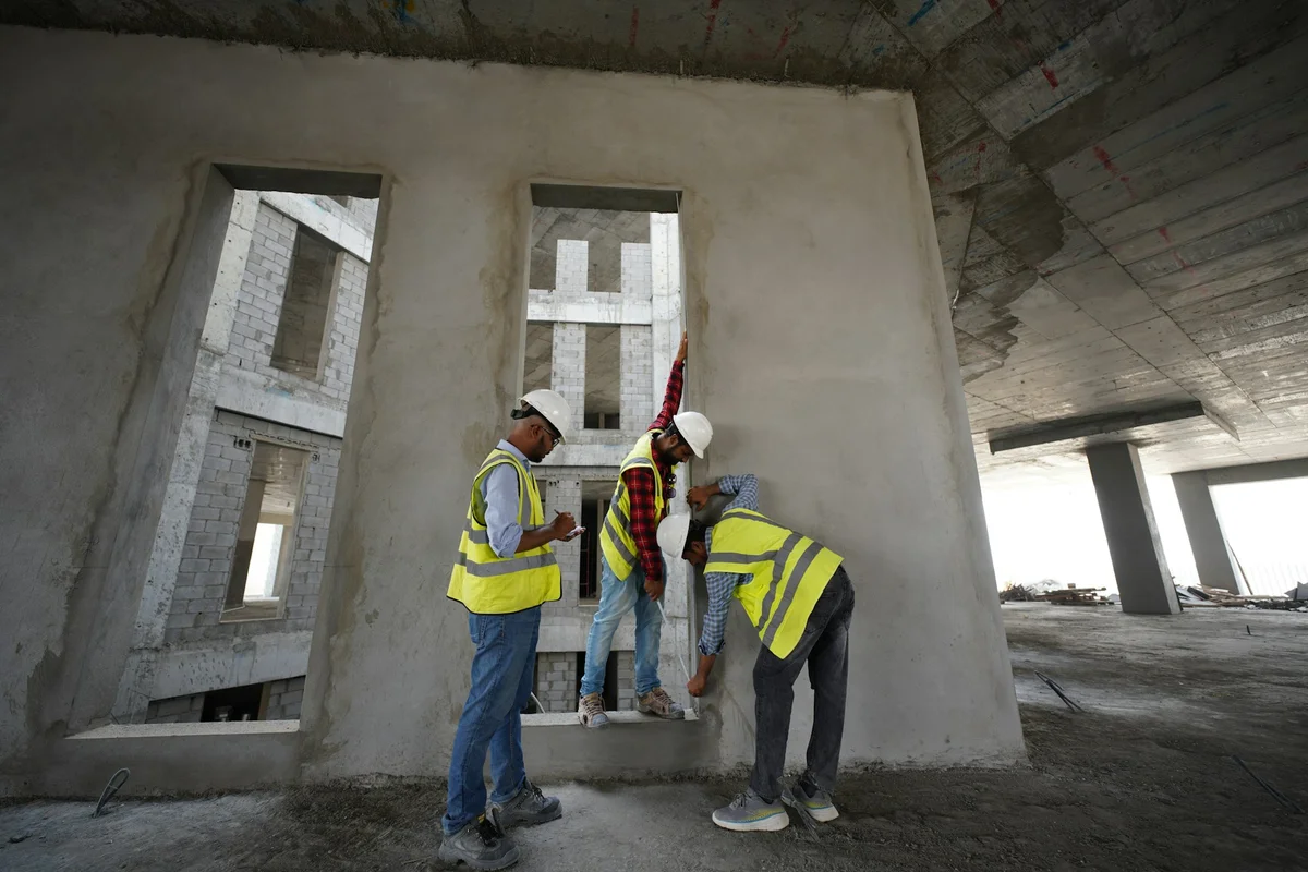 Bauleiter auf der Baustelle braucht Bauleiter-Software