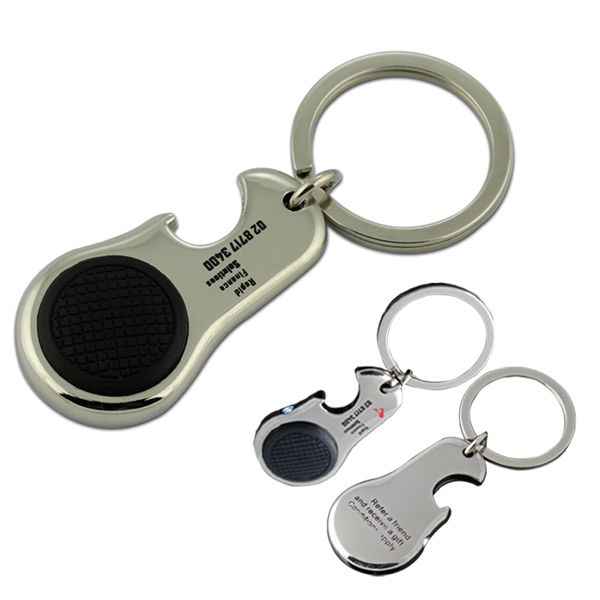 LED Keychain With Bottle Opener