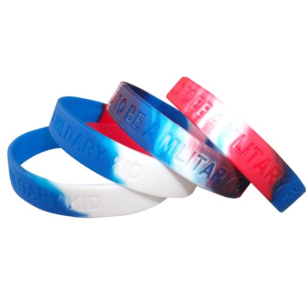 Swirls & Splits Silicone Bracelet