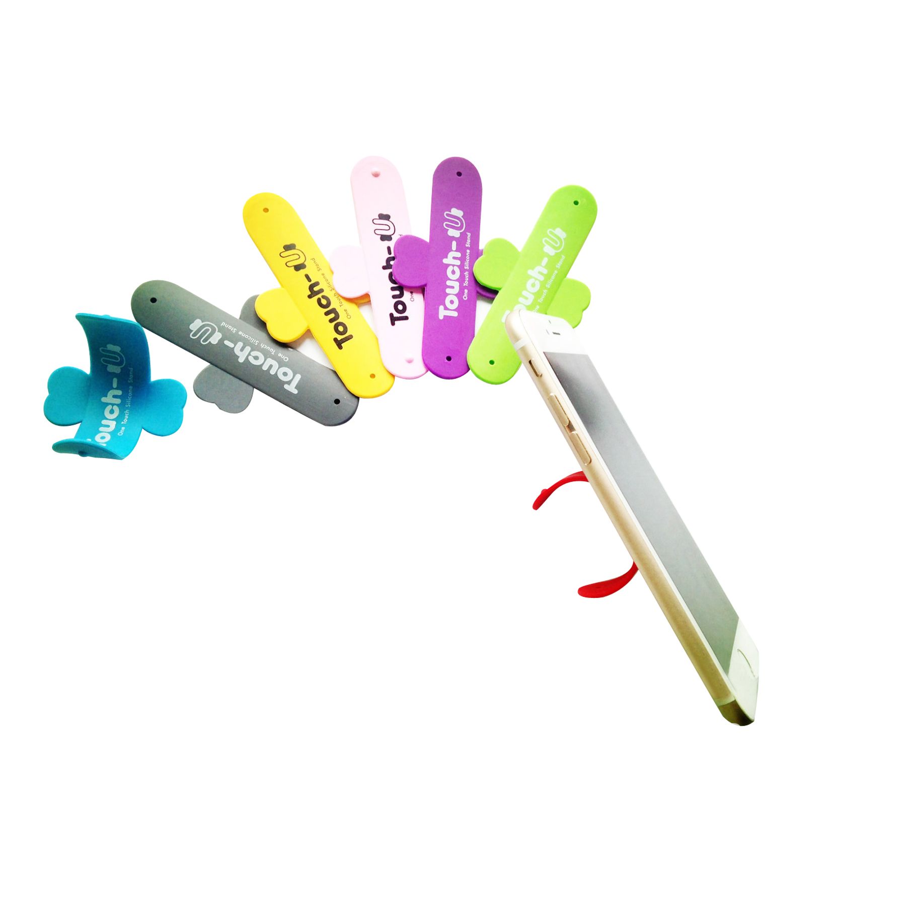 U-Shaped Silicone Promotional Cell Phone Holder