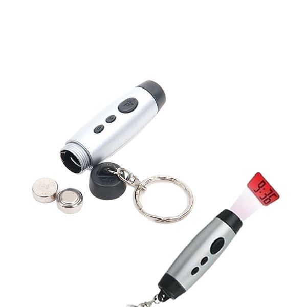 Mini Projection Clock Keychain