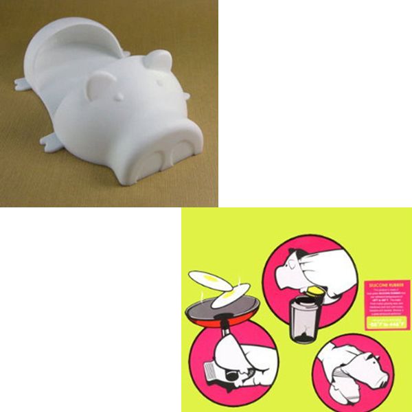 Pig heat protective glove