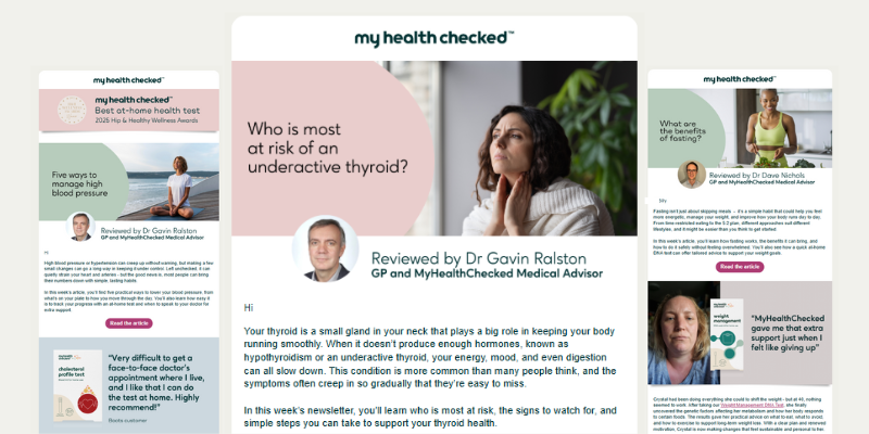 MyHealthChecked Weekly Newsletter