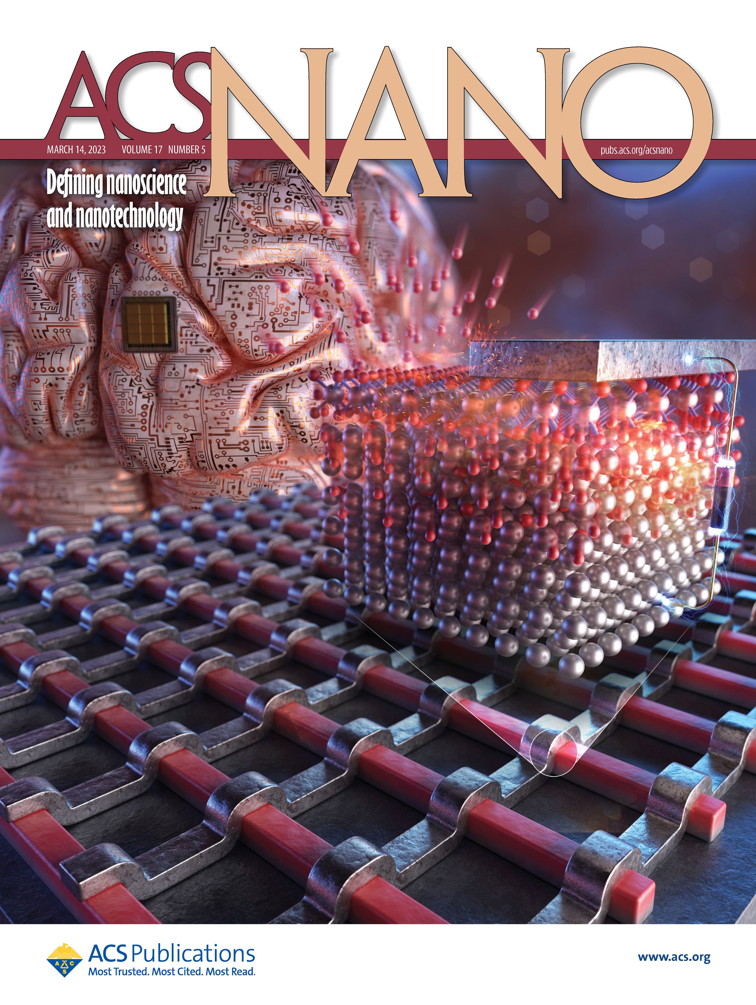 ACS Nano Journal Cover, Volume 17 Issue 5