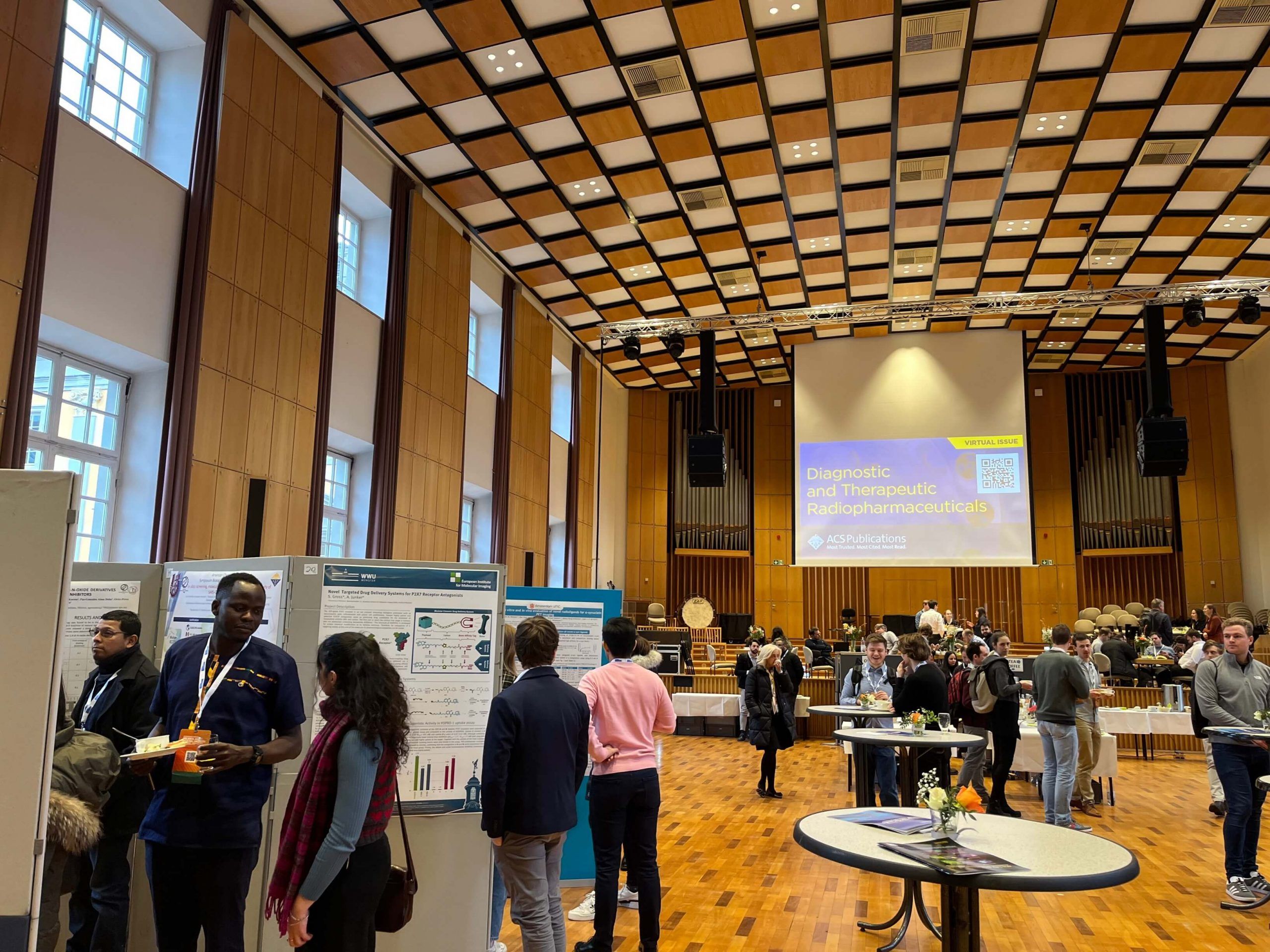 Bonn Symposium poster and networking area