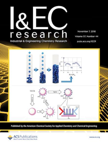 Industrial & Engineering Chemistry Research Journal Cover