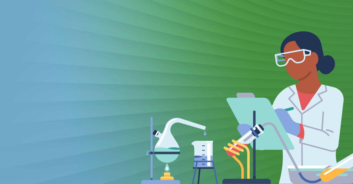 Woman Scientist In Her Lab Woman scientist in her lab
