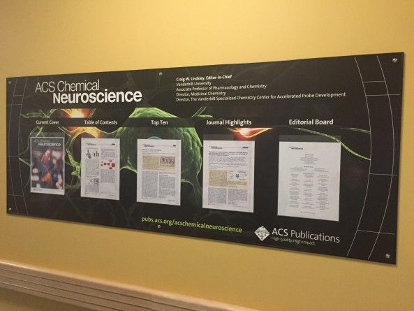 A special editorial board for ACS Chemical Neuroscience located in Lindsley's on campus lab