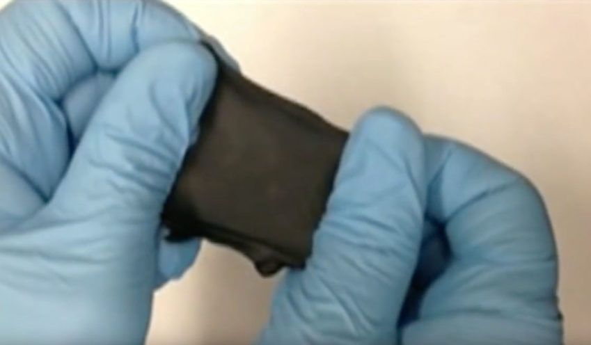 Gum and carbon nanotubes sensor
