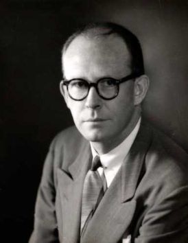 Willard F. Libby, professor of Chemistry in the department of Chemistry and Institute for Nuclear Studies (Enrico Fermi Institute) at the University of Chicago, and recipient of the 1960 Nobel Prize in Chemistry. Credit: University of Chicago Photographic Archive, apf1-03867, Special Collections Research Center, University of Chicago Library.