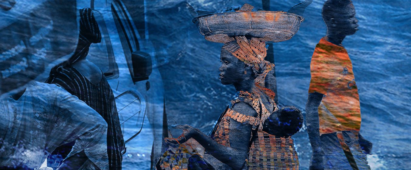 Amina Jules Dia, self-taught visual artist based in Dakar, Senegal