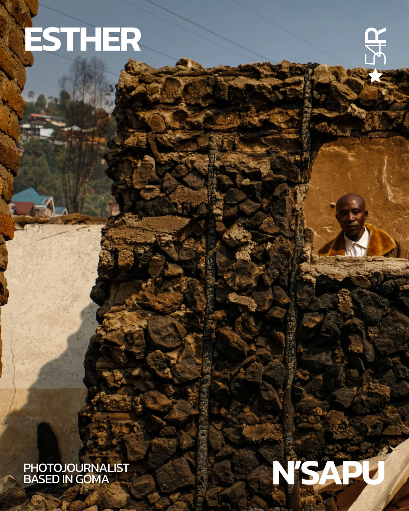 Esther N'sapu, international photojournalist in Goma, DR Congo