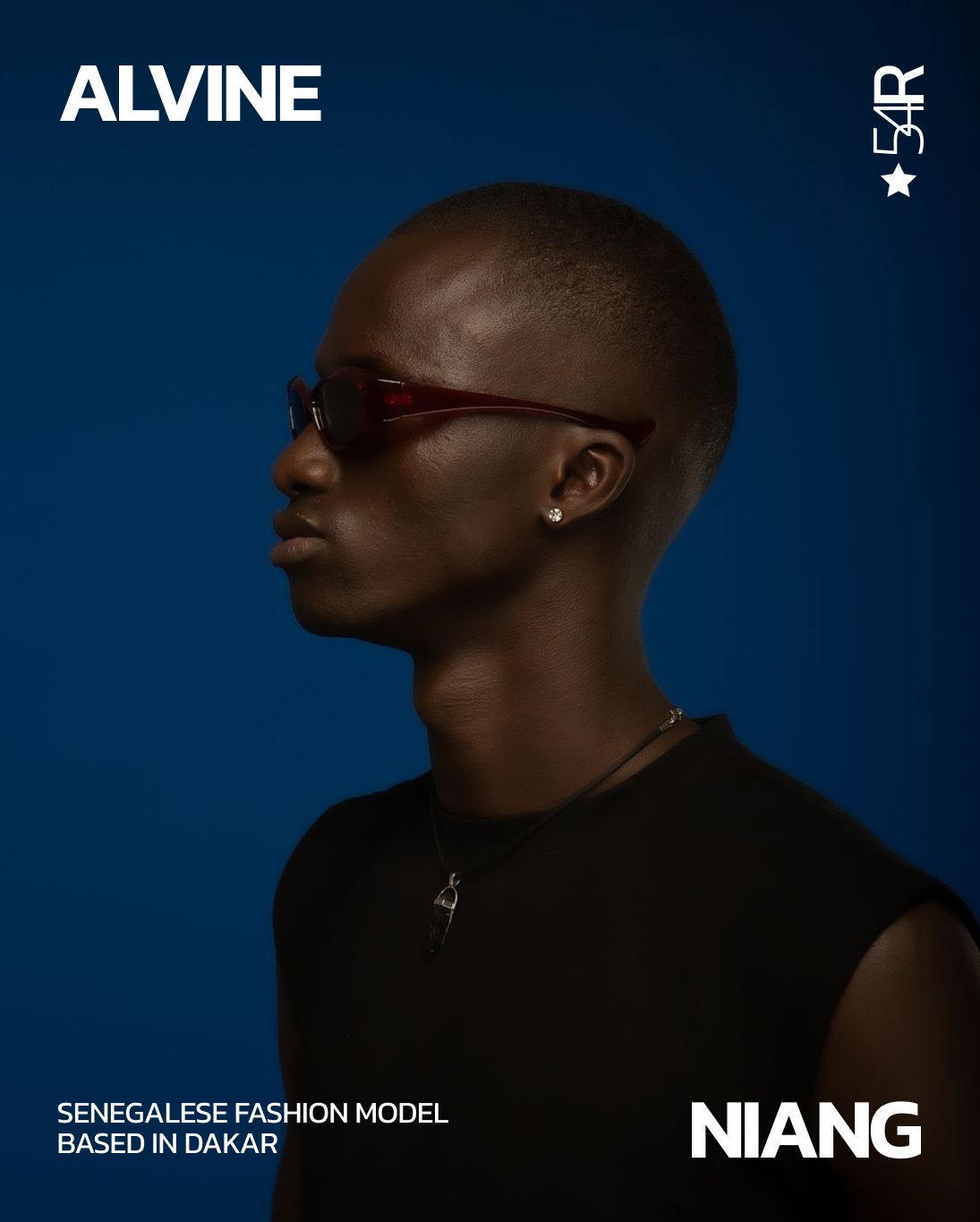 Alvine Niang, Senegalese fashion model based in Dakar, Senegal