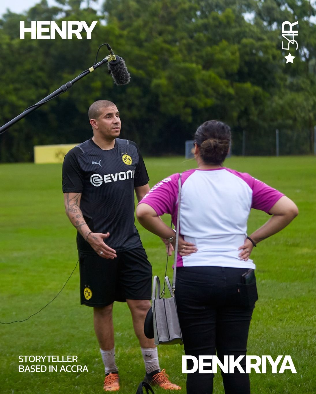 Henry Konadu Denkriya, filmmaker and photographer based in Accra, Ghana
