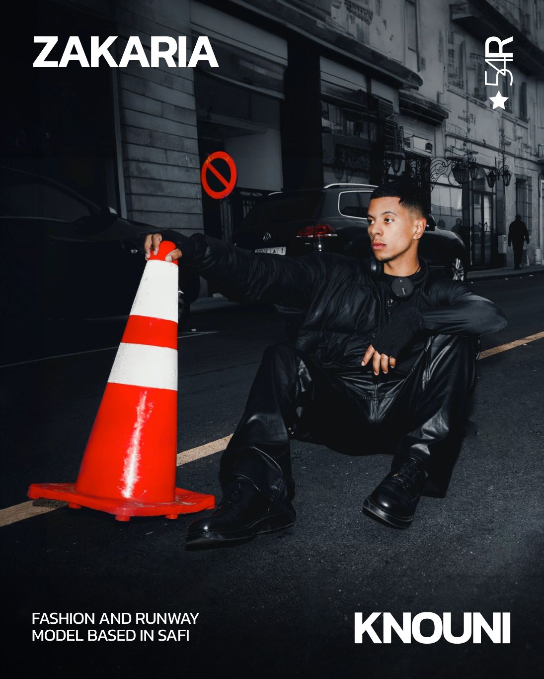 Zakaria Knouni, Moroccan fashion and runway model based in Safi