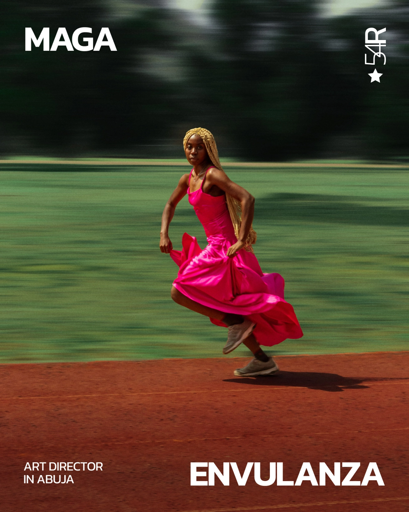 Maga Envulanza, stylist and art director based in Abuja, Nigeria