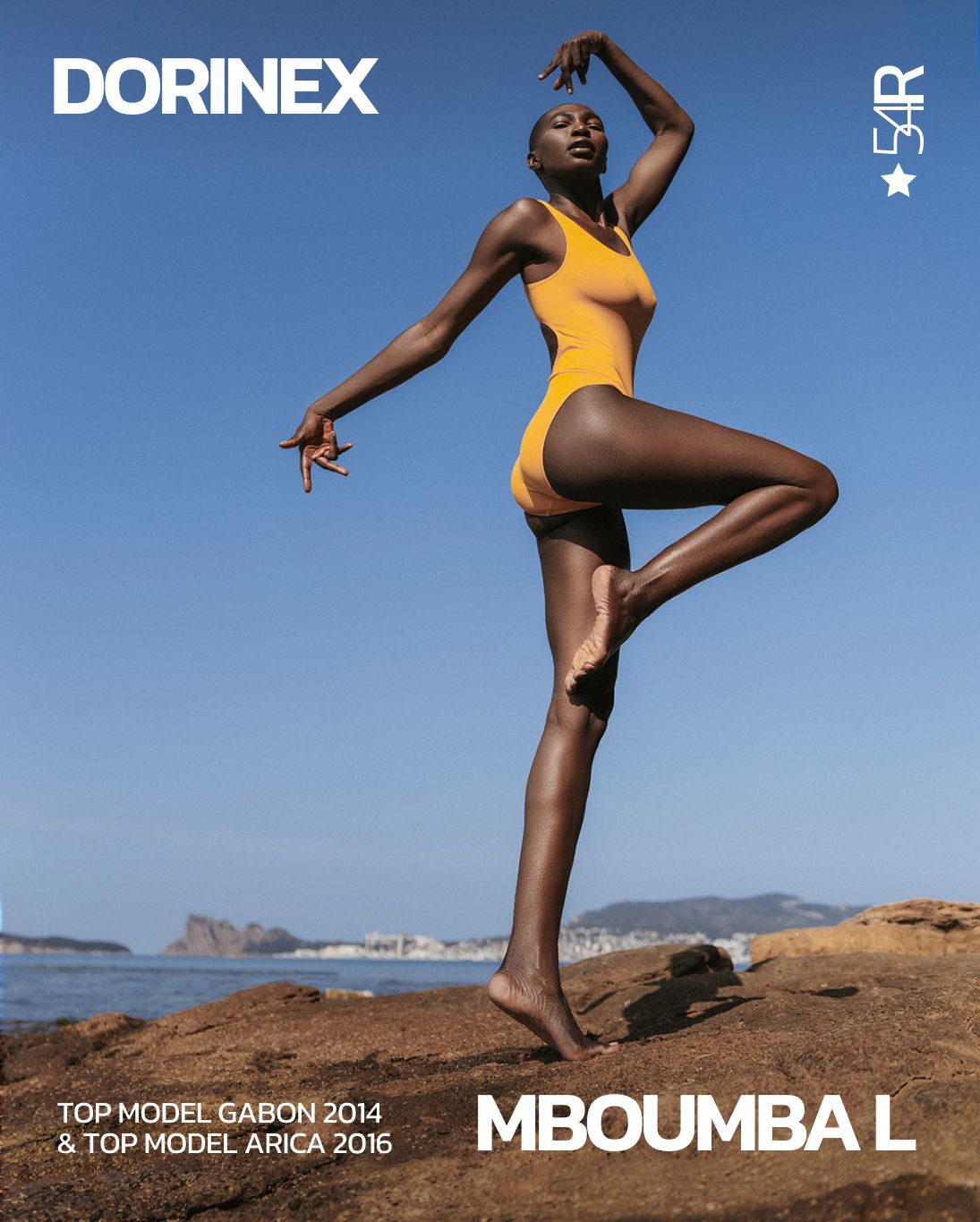 Dorinex Mboumba L, international Gabonese model based in Marseille