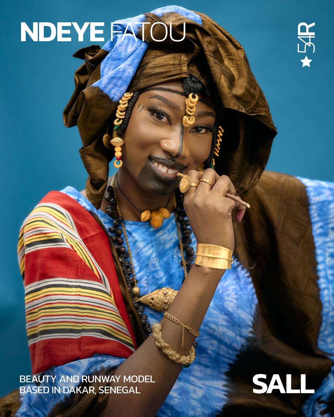Ndeye Fatou Sall, fashion and runway model based in Dakar, Senegal