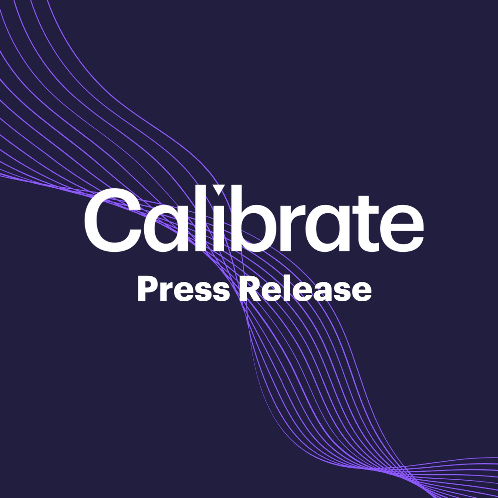 Calibrate Press Release Cover Image
