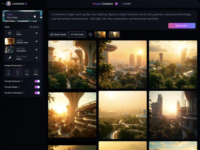 Screenshot of Leonardo.ai