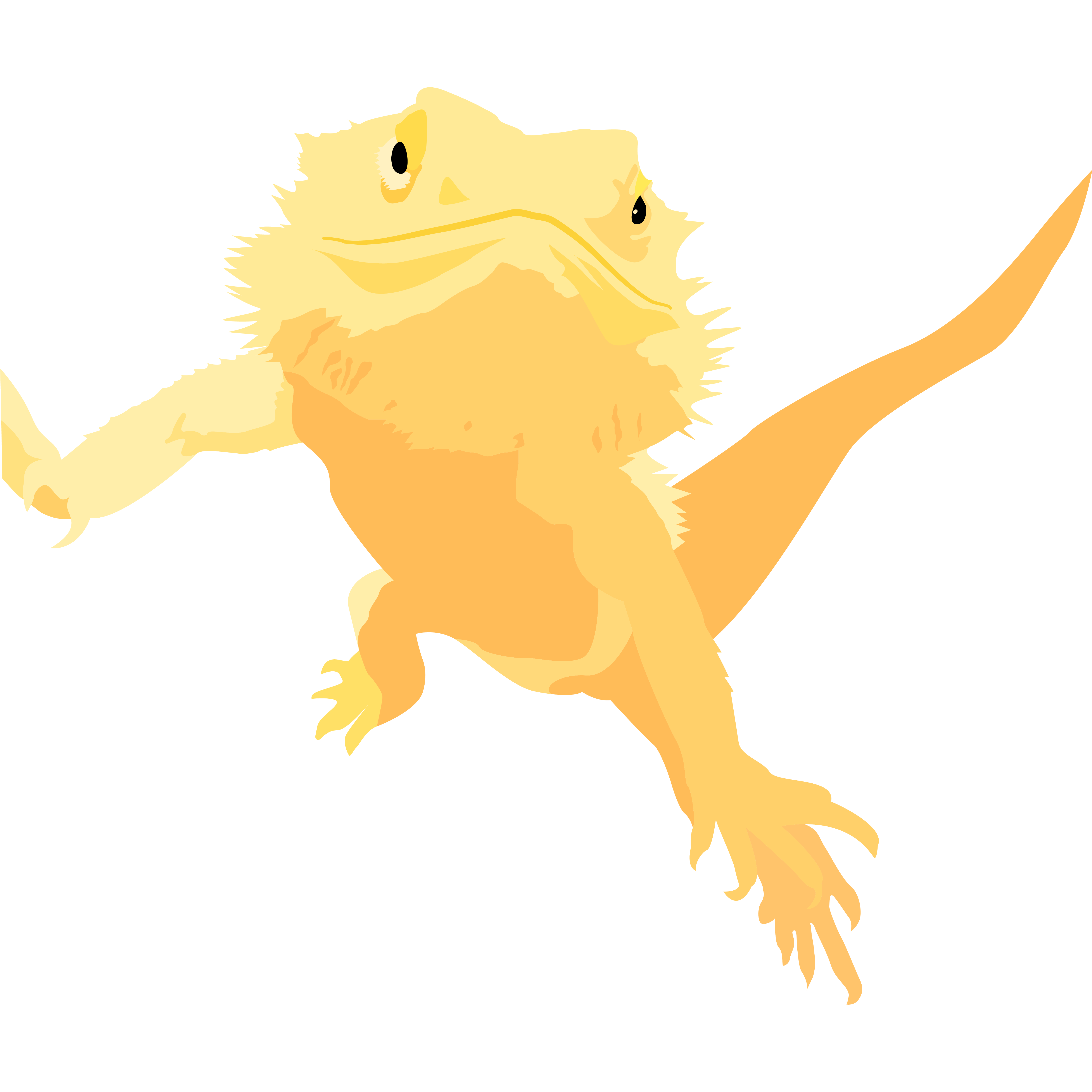 插圖 鬆獅蜥