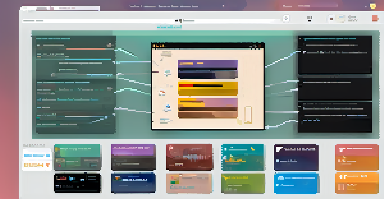A computer screen displaying a user-friendly NFT platform interface with intuitive navigation, modern colors, and interactive elements.
